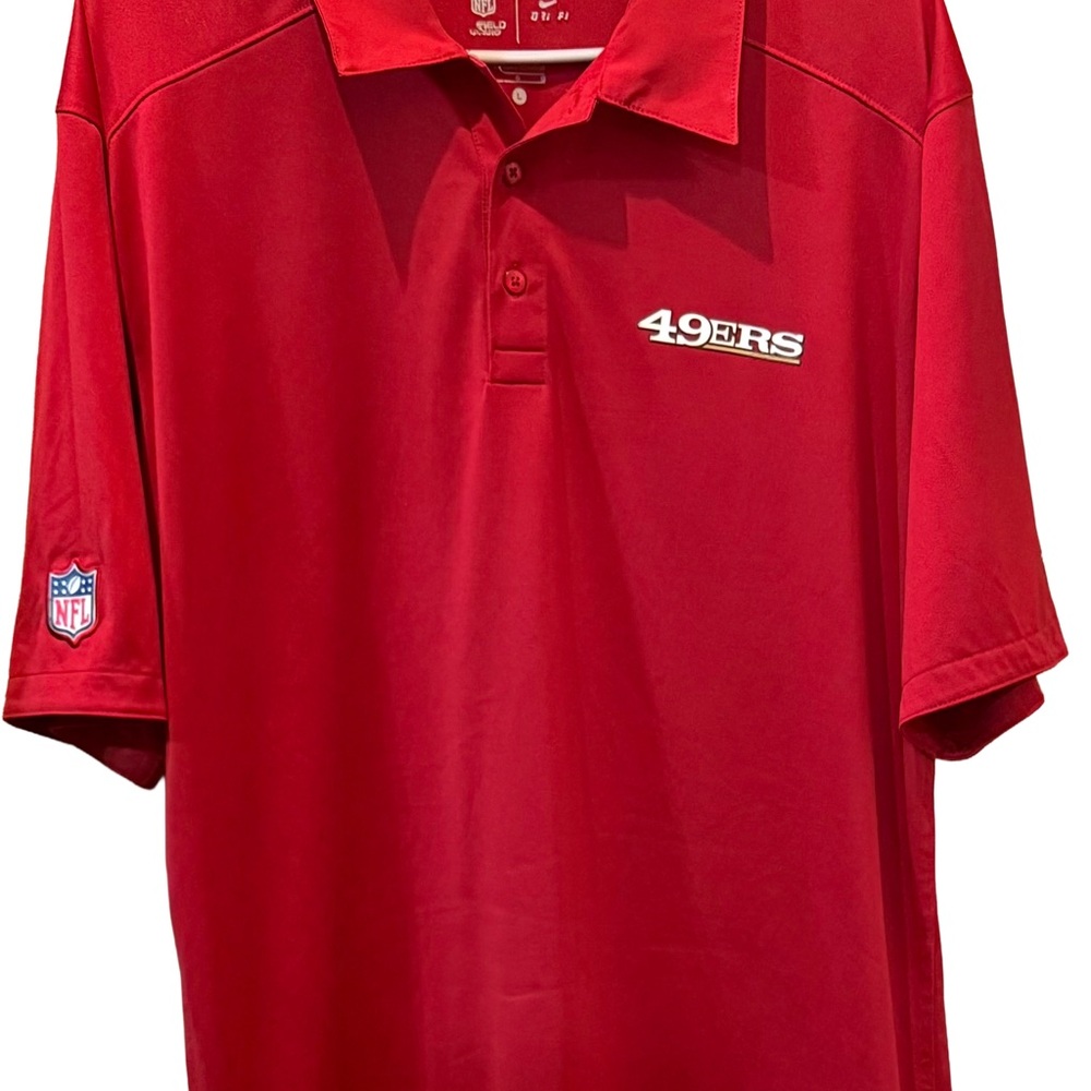NFL 49ers Red Polo Shirt
